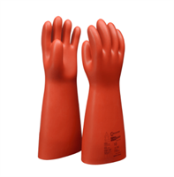 Isolerhandskar i naturgummi med ljusbågsskydd (Touch-E) 36000V AC